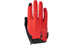 Gants Longs été Specialized Body Geometry Dual GEL Rouge