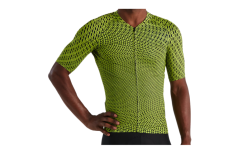 Maillot Manches Courtes Specialized SL Bicycledelics Vert/Noir - 2021